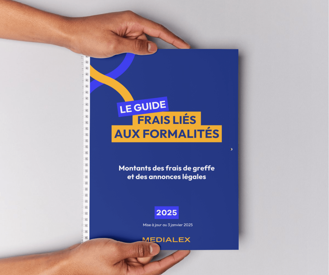 Guide des frais liés aux formalités-page téléchargement